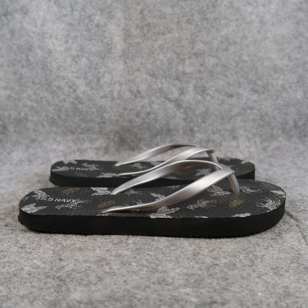 Old Navy Shoes Kids 3 Sandals Flip Flops Summer Beach Casual Slip On Gray Thongs